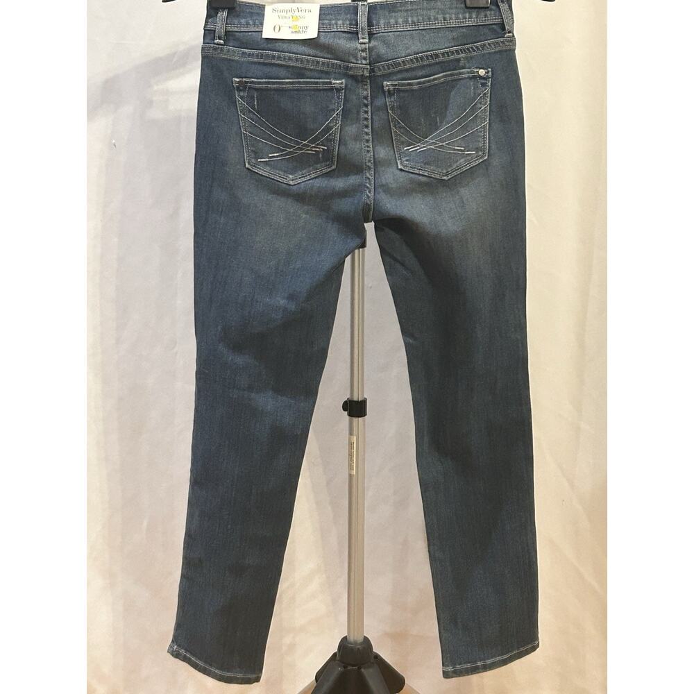 NWT Simply Vera Skinny Ankle Denim Jeans size 0 - Picture 6 of 9